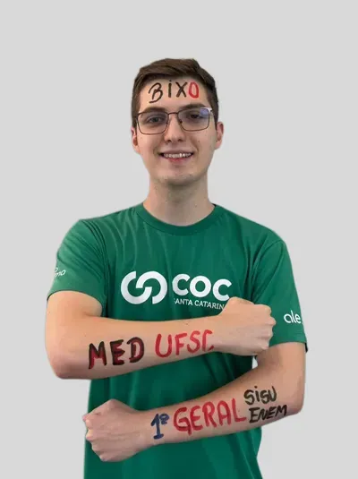 Aluno aprovado em Medicina na UFSC