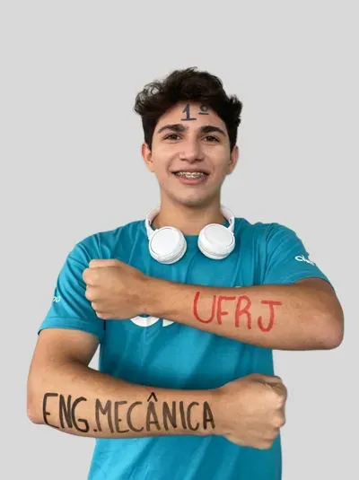 Aluno aprovado na UFRJ