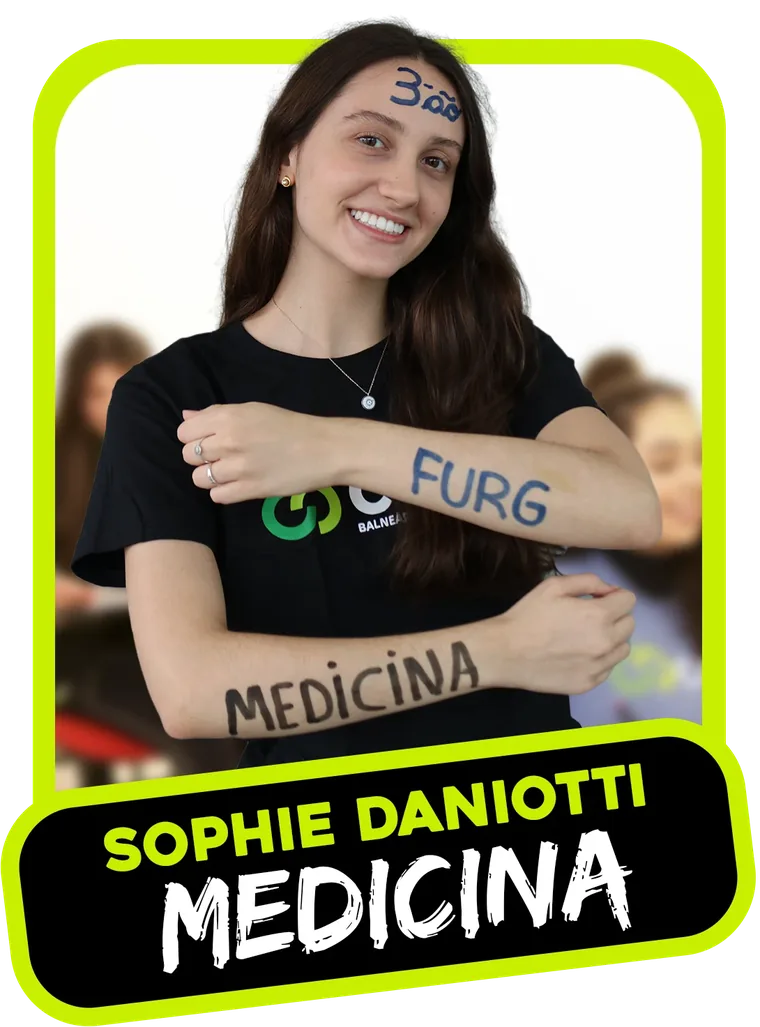 Aprovado: Sophie Daniotti, Medicina