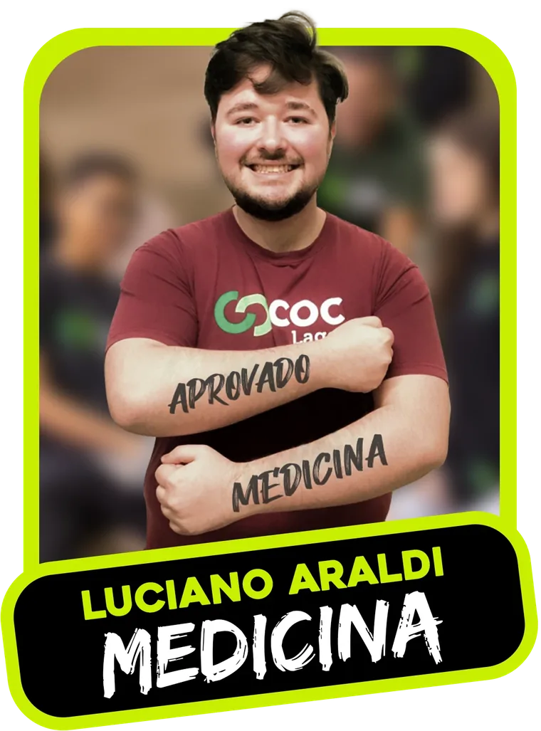 Aprovado: Luciano Araldi, Medicina
