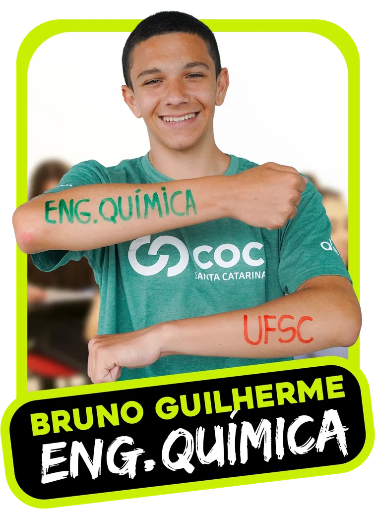 Aprovado: Bruno Guilherme, Engenharia Química