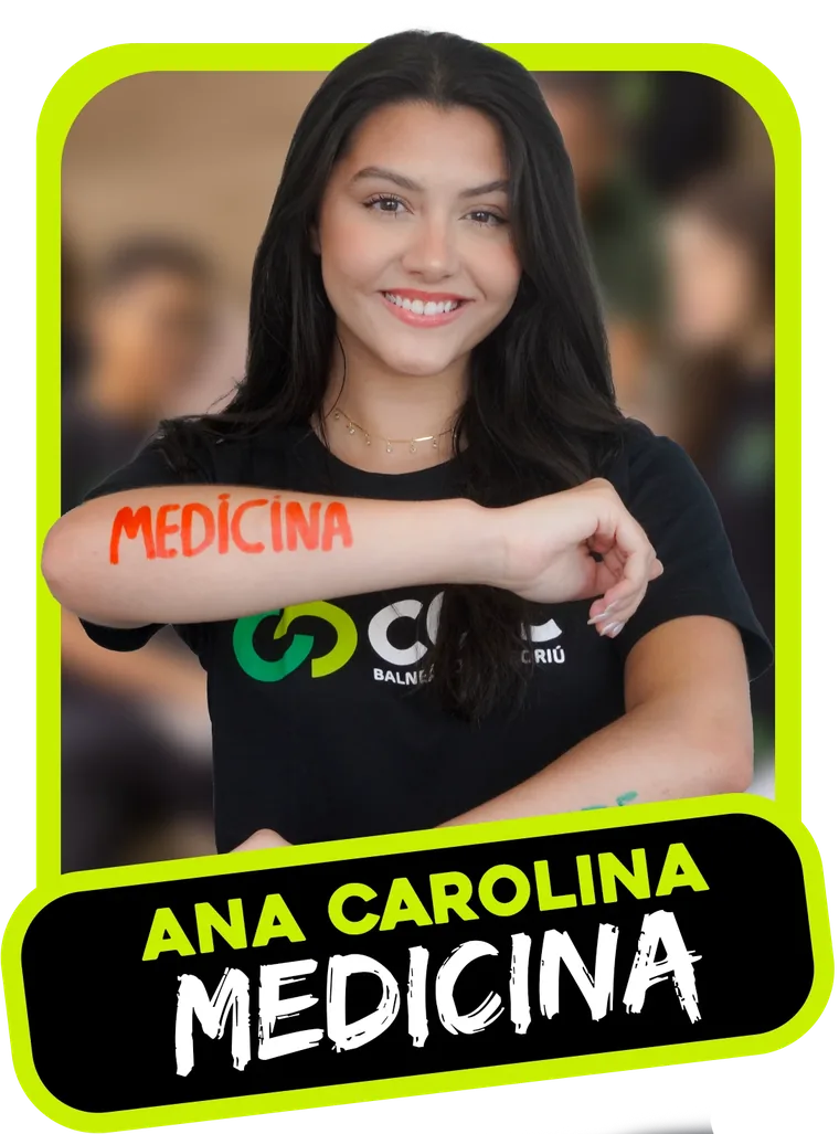 Aprovado: Ana Carolina, Medicina