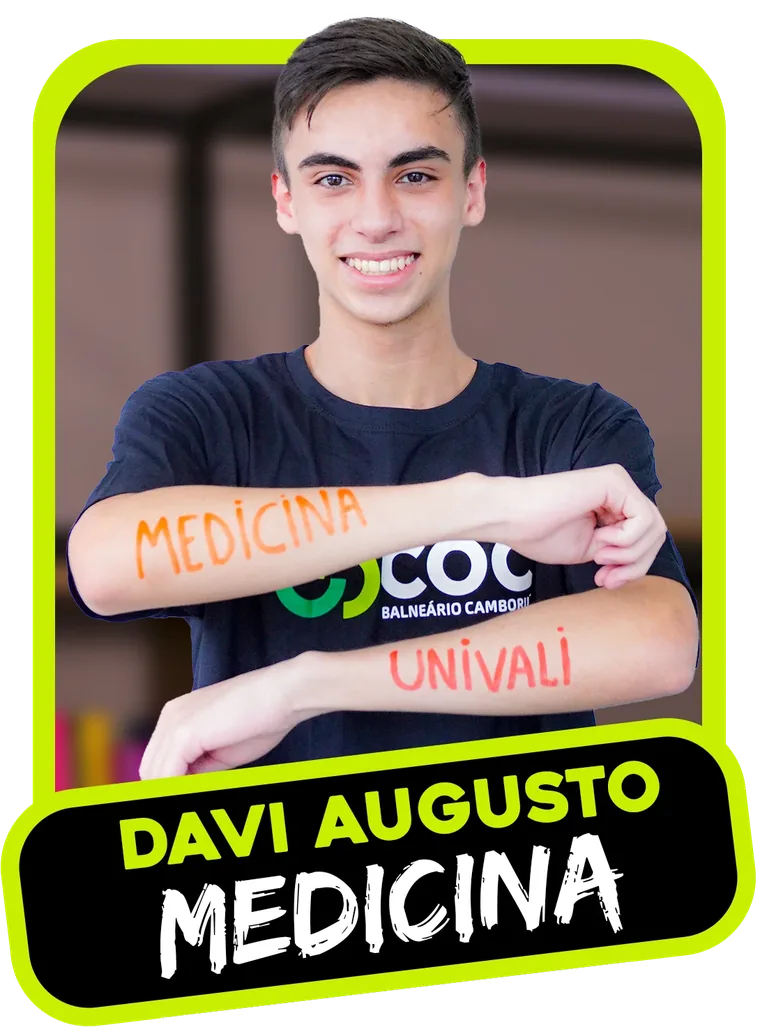 Aprovado: Davi Augusto, Medicina