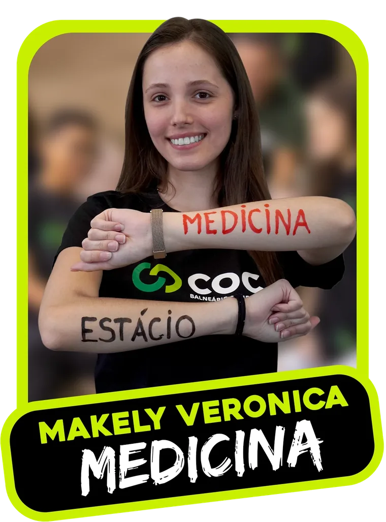 Aprovado: Makely Veronica, Medicina