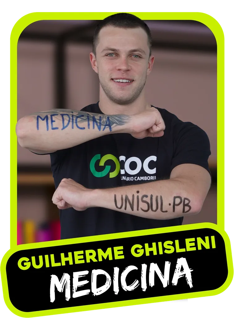 Aprovado: Guilherme Ghisleni, Medicina