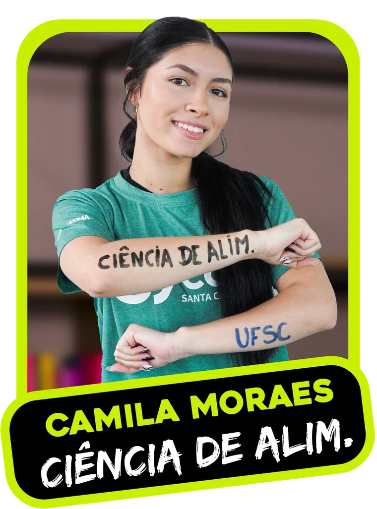 Aprovado: Camila Moraes, Ciência de Alimentos