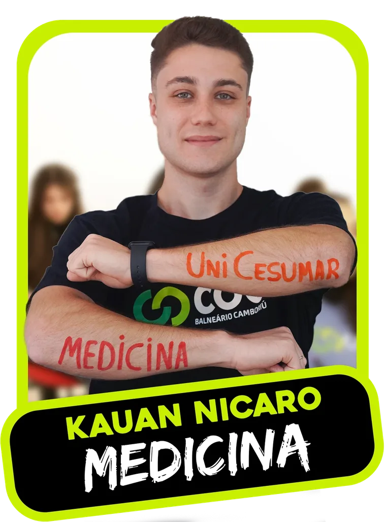 Aprovado: Kauan Nicaro, Medicina